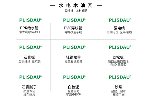 买辅材，材搬配推荐系列一